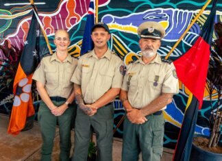 Proud family moment at NT Corrections graduation